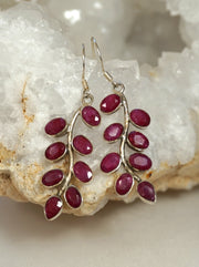 *Ruby and Sterling Earring Set 1