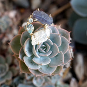 Garden Beauty Ring 1 with Tanzanite and Moonstone