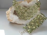 Green Amethyst Quartz Collar Necklace 1