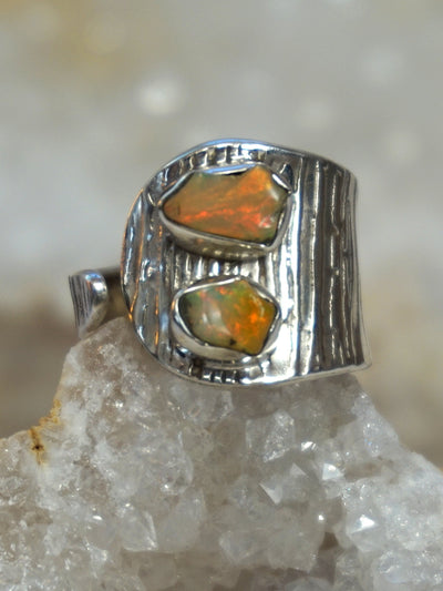 Ethiopian Opal Ring 1