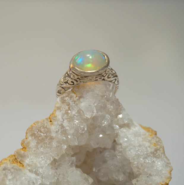 Ethiopian Opal Ring 8