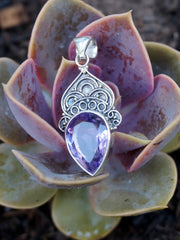 Amethyst Quartz Pendant 12