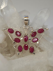 Ruby and Sterling Pendant 8