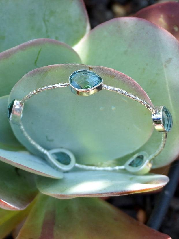 Apatite Bangle Bracelet 2