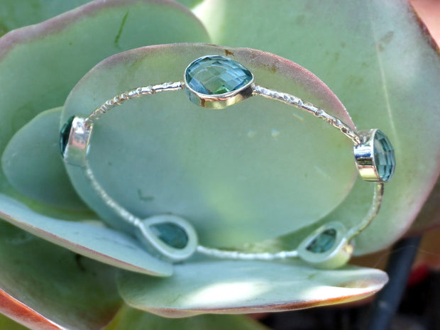 Apatite Bangle Bracelet 2