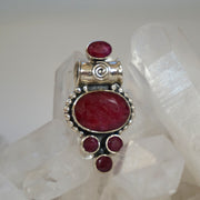 Ruby and Sterling Pendant 7