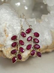 *Ruby and Sterling Earring Set 1