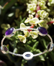 Amethyst Quartz Bangle Bracelet 1