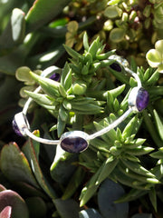 Amethyst Quartz Bangle Bracelet 1