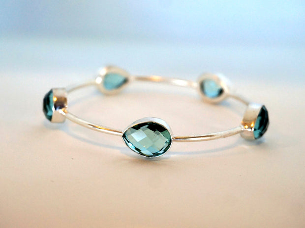 Apatite Bangle Bracelet 1