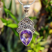 Amethyst Quartz Pendant 12