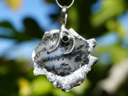 Free-Form Dendritic Opal Pendant 1