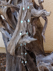 Long-strand Pear-Shaped Larimar Necklace 1