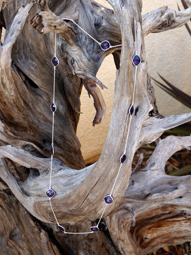 Long-strand 36" Amethyst Necklace 1