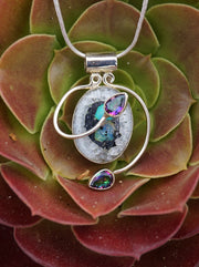 Ethiopian Opal and Mystic Rainbow Topaz Pendant 1