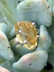 Citrine Rough Quartz Ring 1