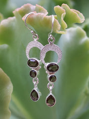 Smoky Quartz Drop Earring Set 1