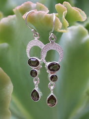 Smoky Quartz Drop Earring Set 1