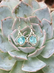 Apatite and Sterling Earring Set 1