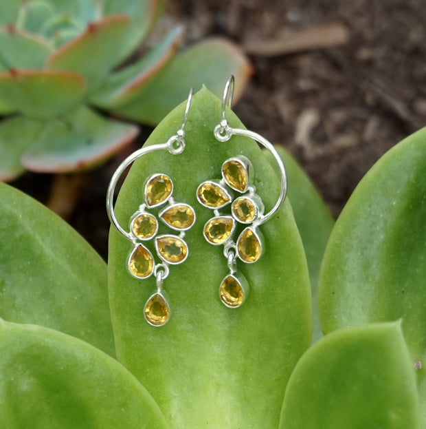 Citrine Drop Earring Set 1