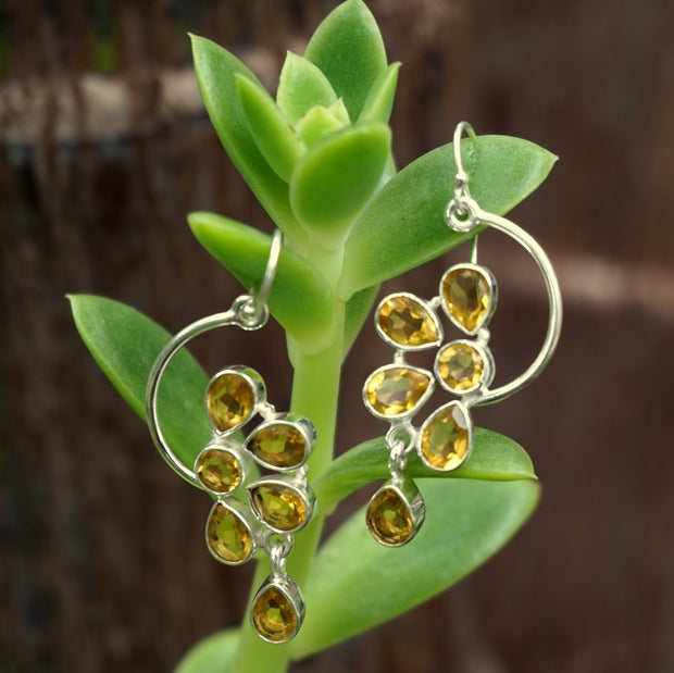 Citrine Drop Earring Set 1