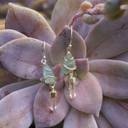 Aquamarine Rough Earring Set 1