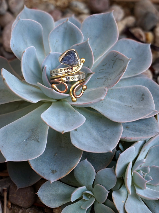 Rough Tanzanite Ring 1