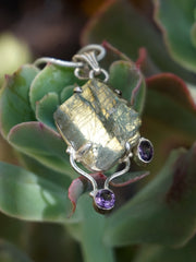 Free-form Rough Labradorite Pendant 5