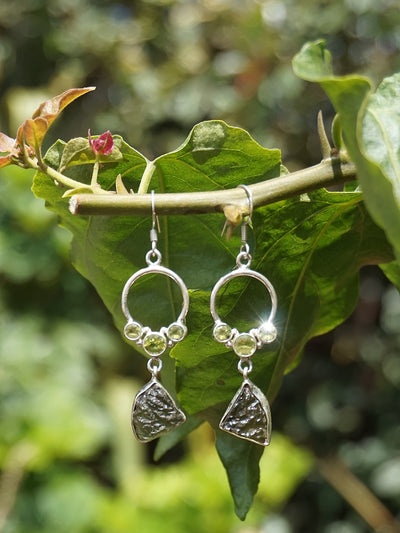 Moldavite Earring Set 3