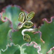 Free-form Organic Peridot Ring 3