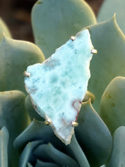 Free-form Larimar Ring 1