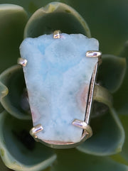 Free-form Larimar Ring 2