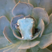 Free-form Larimar Ring 2