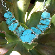 Free-form Artisan Turquoise Necklace 1