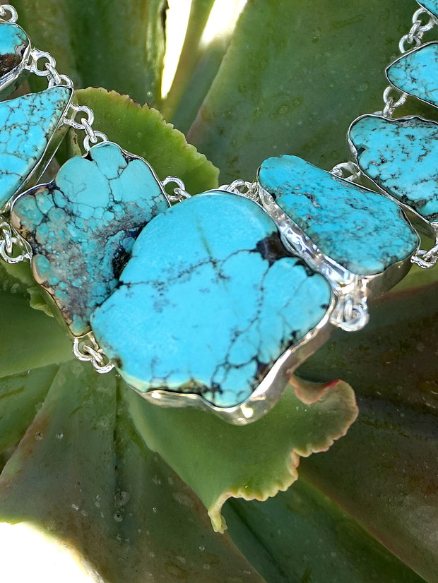 Free-form Artisan Turquoise Necklace 1