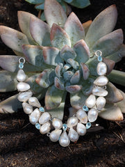 Mabe Pearl and Blue Topaz Necklace 2