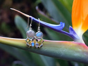 Labradorite Earring Set 7 with Peridot