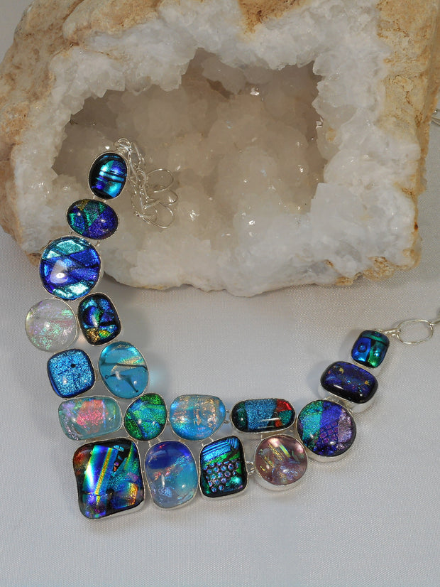 *Dichroic Glass Necklace 1