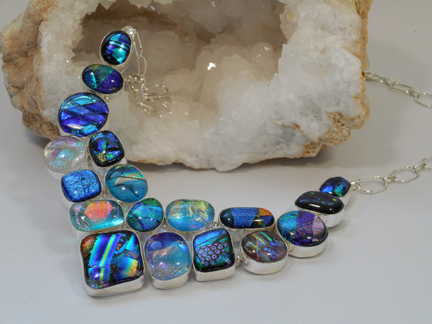 *Dichroic Glass Necklace 1