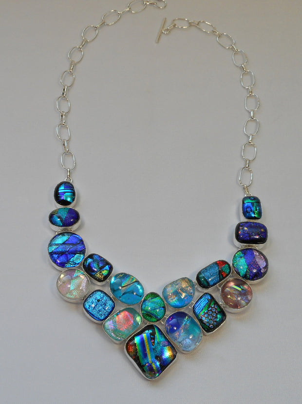 *Dichroic Glass Necklace 1