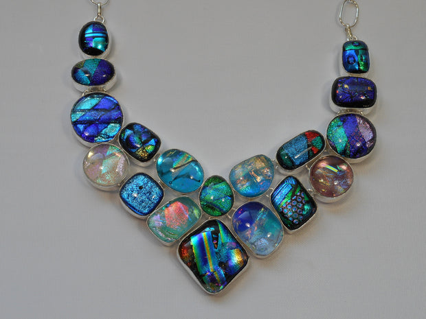 *Dichroic Glass Necklace 1