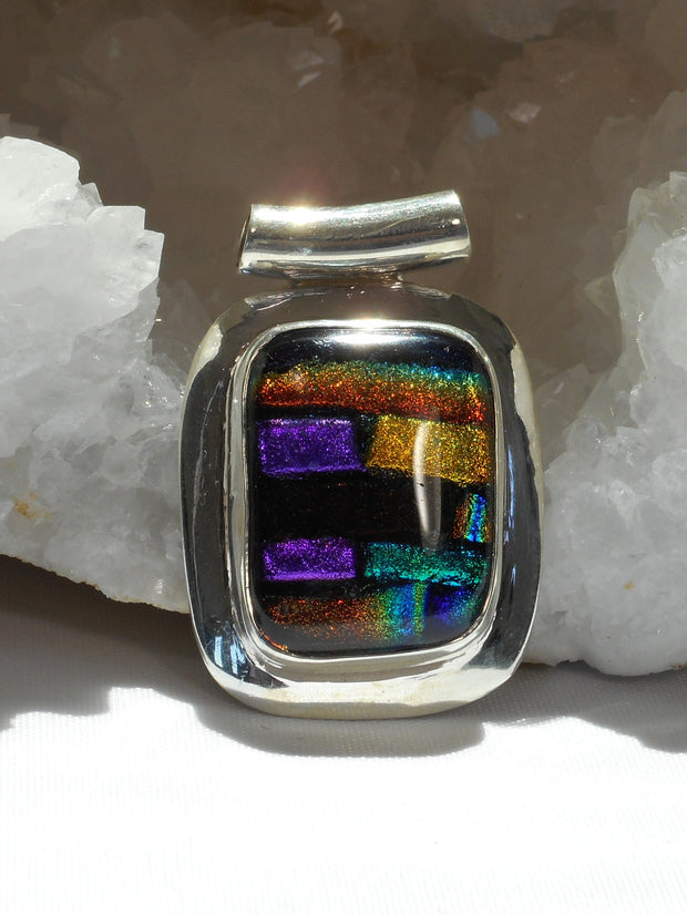 Dichroic Glass Pendant 1