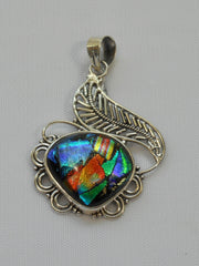 Dichroic Glass Pendant 5