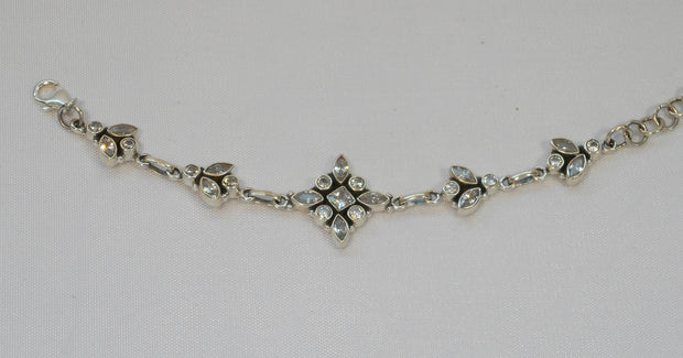 Delicate White Topaz Bracelet 1