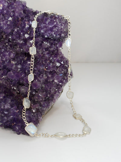 Delicate Moonstone Necklace 1
