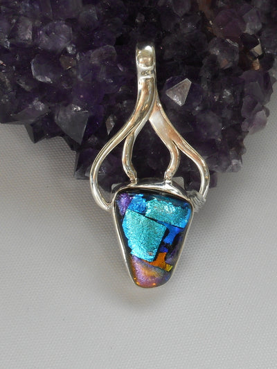 Dichroic Glass Pendant 8