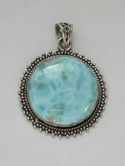 Larimar Scrollwork Pendant 5