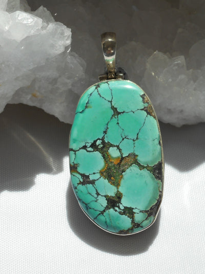 Tibetan Turquoise Pendant 1