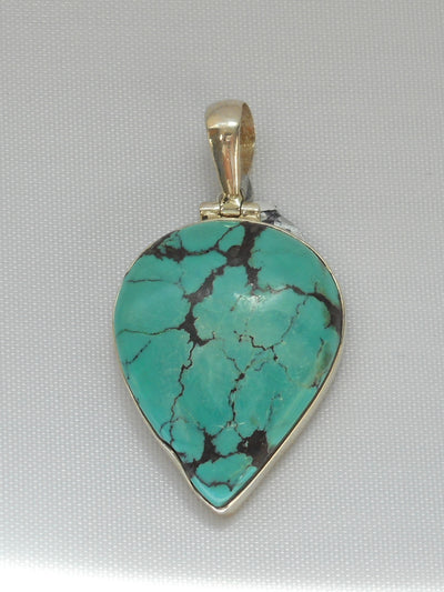 Tibetan Turquoise Pendant 2