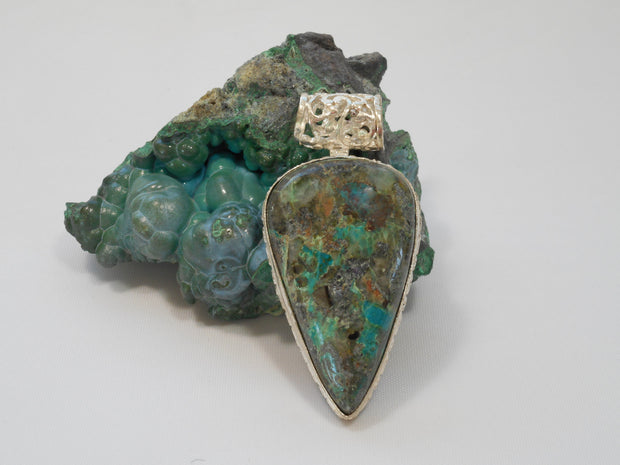 Chrysocolla Pendant 8